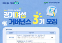 경기도, 2월 8일까지 ‘3기 경기여성거버넌스’ 위원 모집