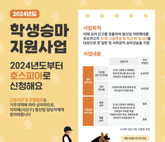 경기도, 초중고 학생 등 1만 3천 명 승마체험 지원